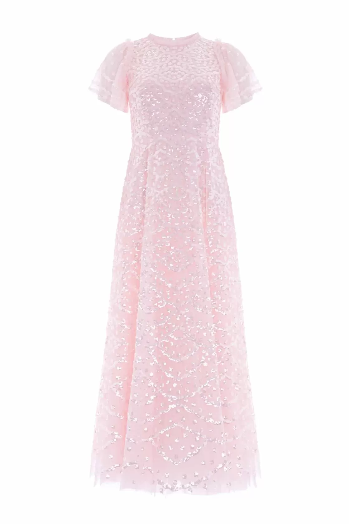 Needle & Thread Odzież Damska | Sukienki-Deco Dot Gloss Ankle Gown Pink