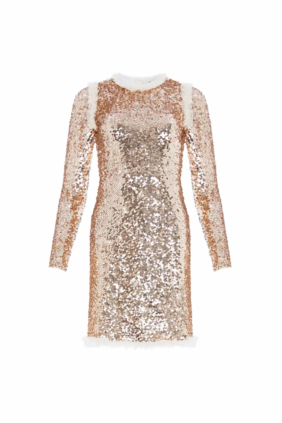 Needle & Thread Ozdobne Sukienki | Wyłącznie-Eclipse Sequin Valerie Micro Mini Dress Gold