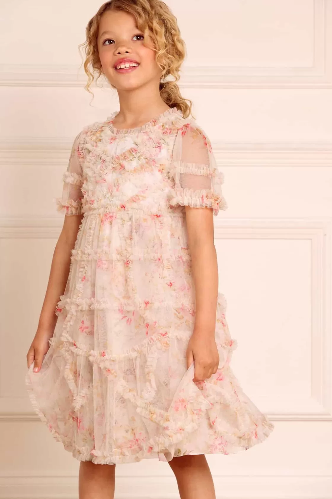 Needle & Thread Kids Printed Dresses | Kids Exclusives-Enchanted Garden Maeve Kids Dress Multi