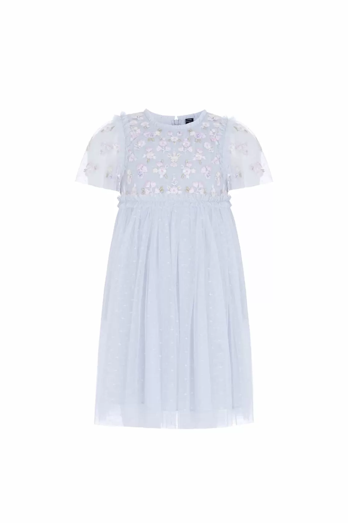 Needle & Thread Dziewczyna Z Kwiatami | Dziewczyna Z Kwiatami-Evening Primrose Bodice Kids Dress Blue