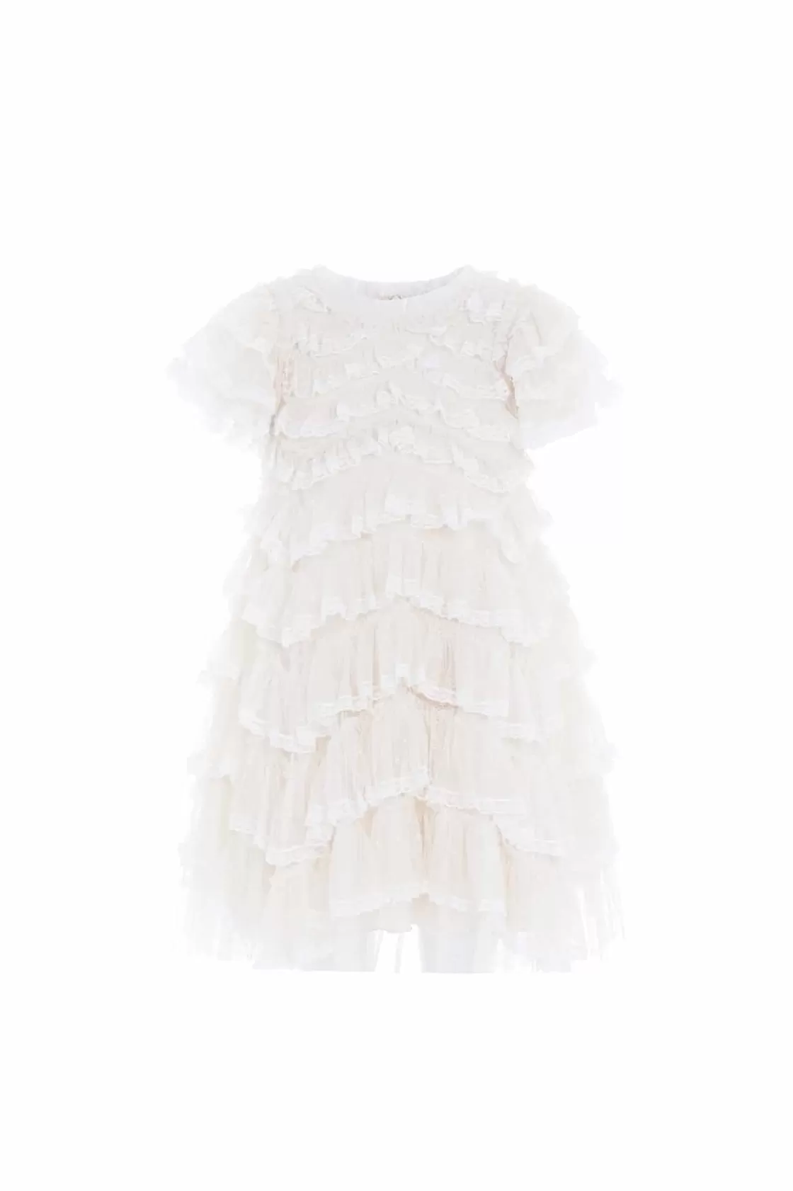 Needle & Thread Mamusia I Ja | Dziewczyna Z Kwiatami-Libby Lace Kids Dress Champagne