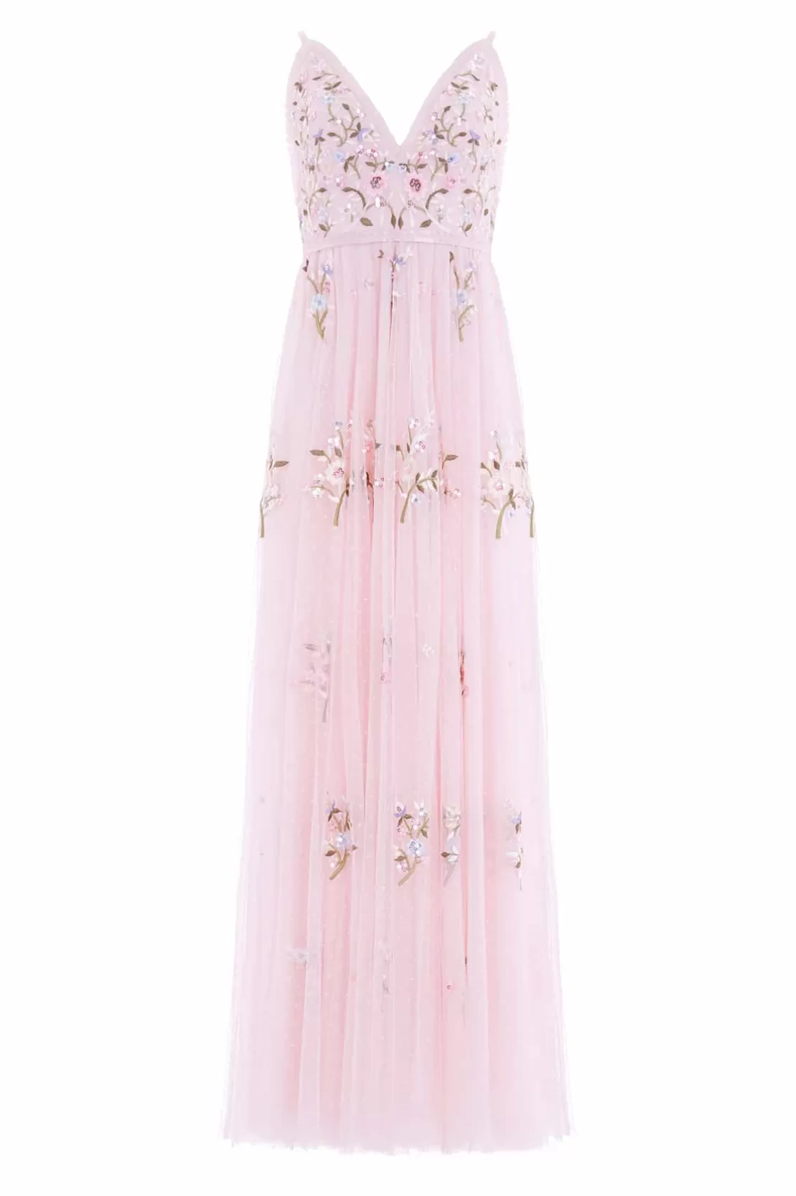 Needle & Thread Bridesmaid | Sukienki Haftowane-Petunia Cami Gown Pink