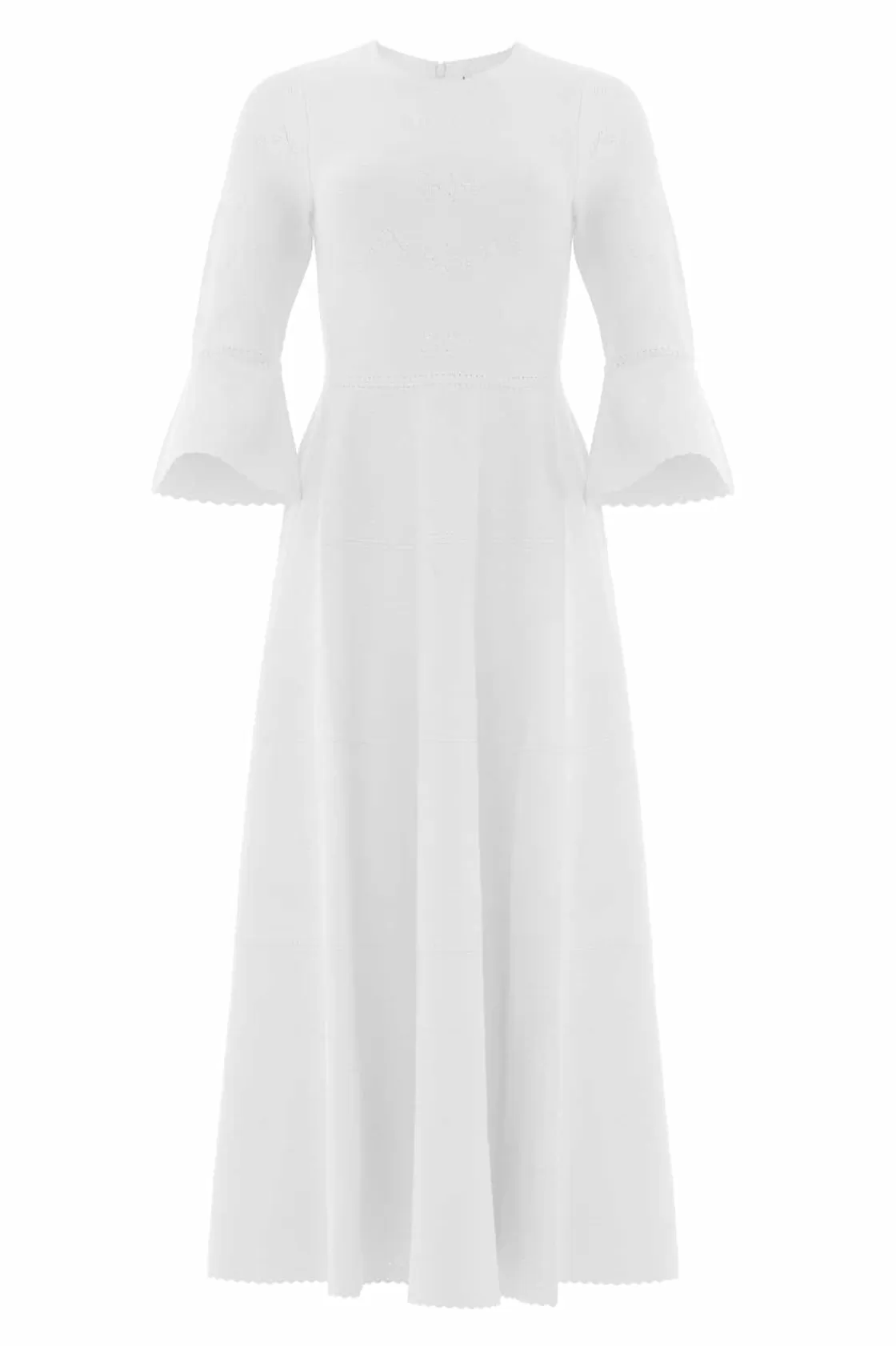 Needle & Thread Garderoba Ślubna | Sukienki Dzienne-Pretty Pointelle Knit Gown White