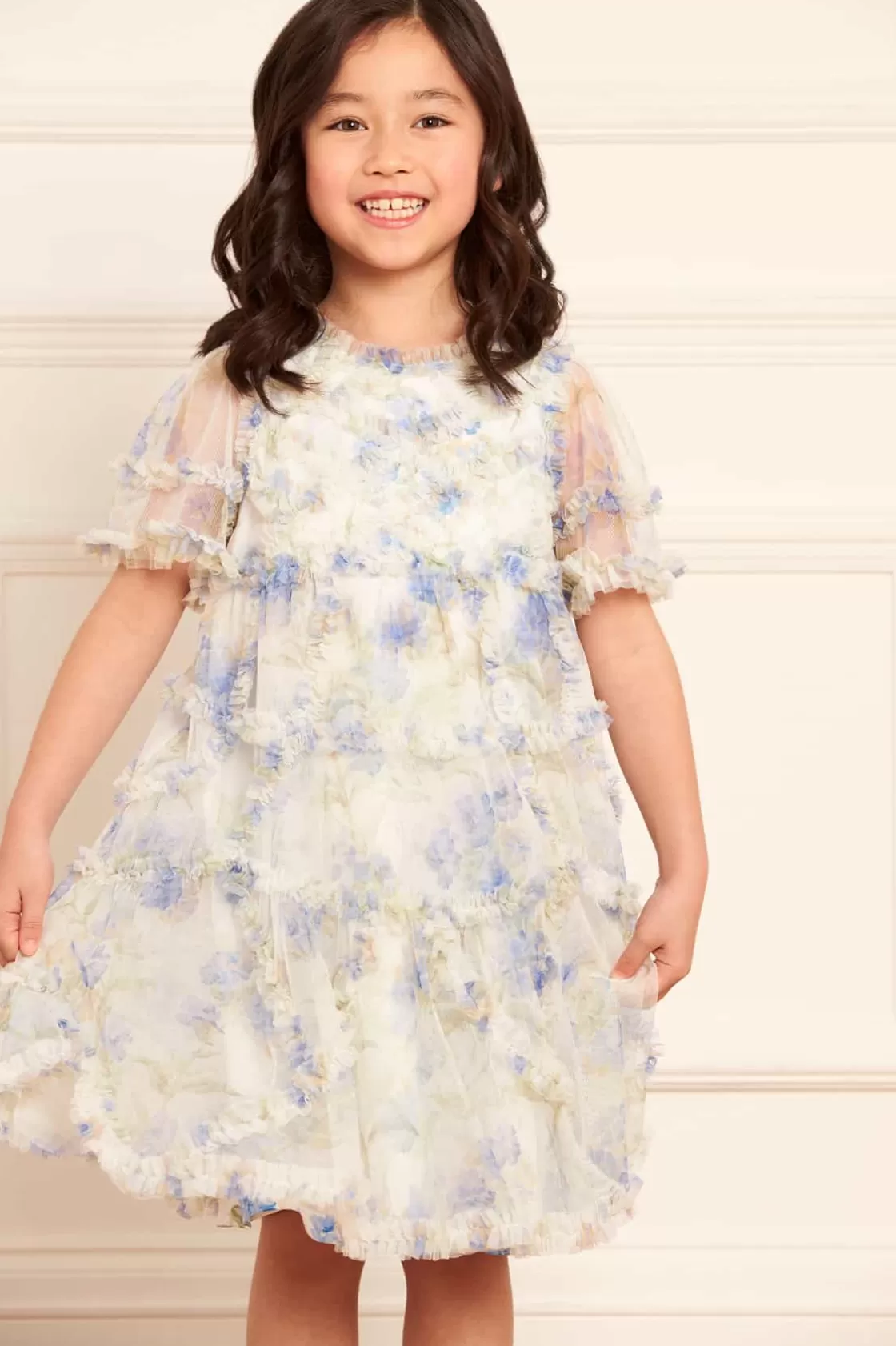 Needle & Thread Mamusia I Ja | Kids Printed Dresses-Summer Posy Maeve Kids Dress Multi