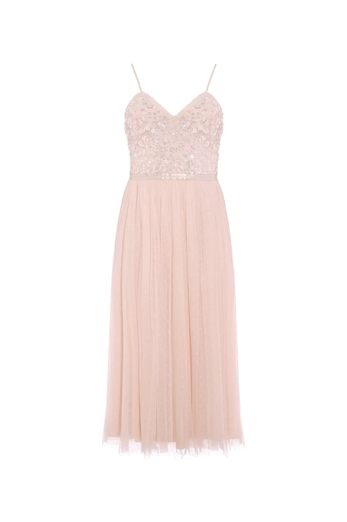 Needle & Thread Bridesmaid | Ozdobne Sukienki-Tempest Bodice Cami Ballerina Dress Pink