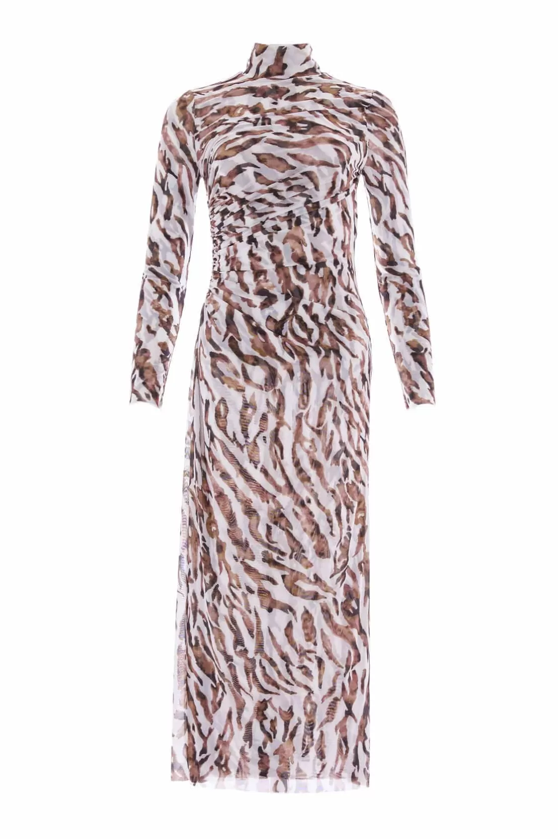 Needle & Thread Sukienki Drukowane | Plus Size-Zebra Turtleneck Ankle Gown Multi